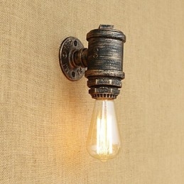 Funkce country retro malby pro nástěnné svítidlo s okolním osvětlením v mini stylu