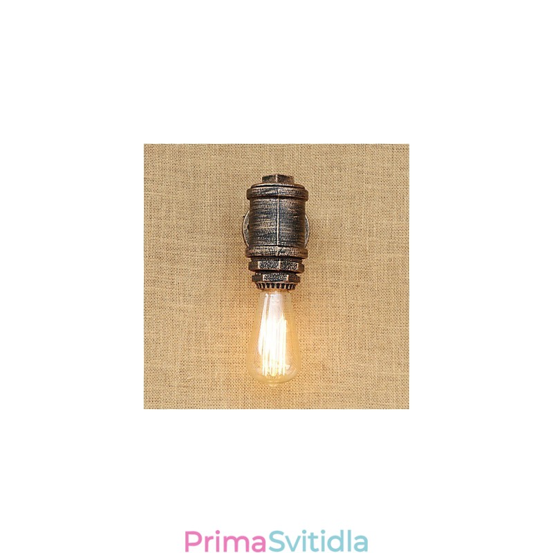 Funkce country retro malby pro nástěnné svítidlo s okolním osvětlením v mini stylu