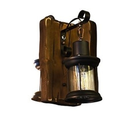 Rustic Lodge Traditional Classic Paint Feature pro nástěnná svítidla Downlight Nástěnné světlo