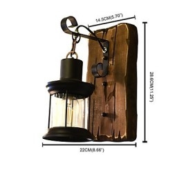 Rustic Lodge Traditional Classic Paint Feature pro nástěnná svítidla Downlight Nástěnné světlo