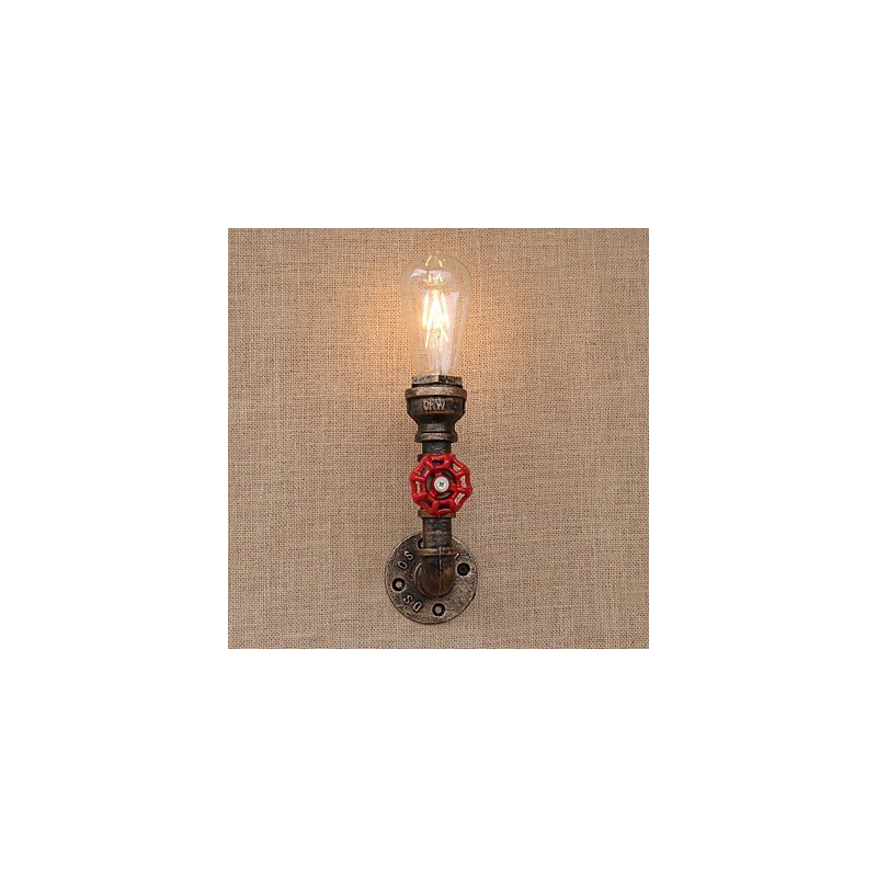 Funkce country retro malby pro nástěnné svítidlo s okolním osvětlením v mini stylu