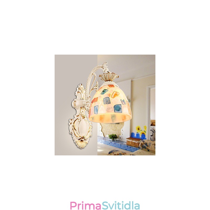Rustic Lodge Painting Funkce pro nástěnné svítidlo Downlight nástěnné světlo