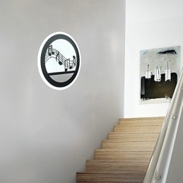 Kreativní nástěnná nástěnná lampa do ložnice Akrylové světlo do vstupní uličky Jednoduché moderní schodišťové lampy na balkón