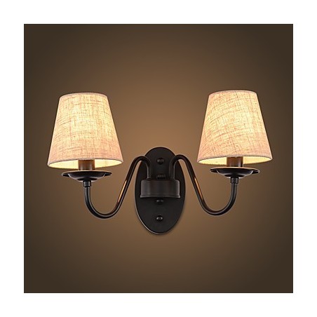 Rustikální Lodge Jednoduché Vintage Malba Funkce Ambient Light Wall Sconces Wall Light