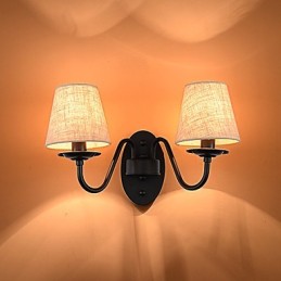 Rustikální Lodge Jednoduché Vintage Malba Funkce Ambient Light Wall Sconces Wall Light