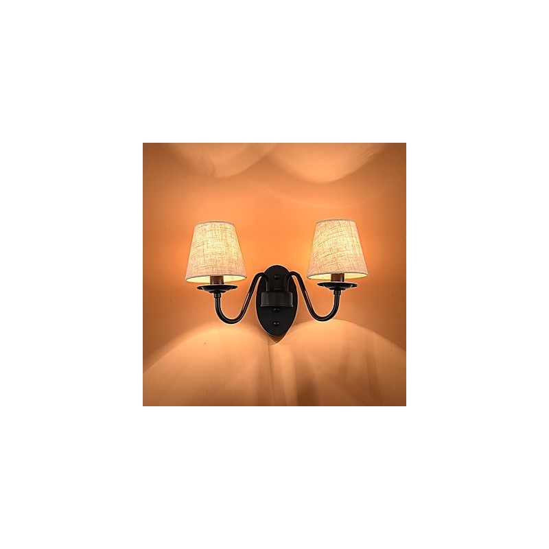 Rustikální Lodge Jednoduché Vintage Malba Funkce Ambient Light Wall Sconces Wall Light