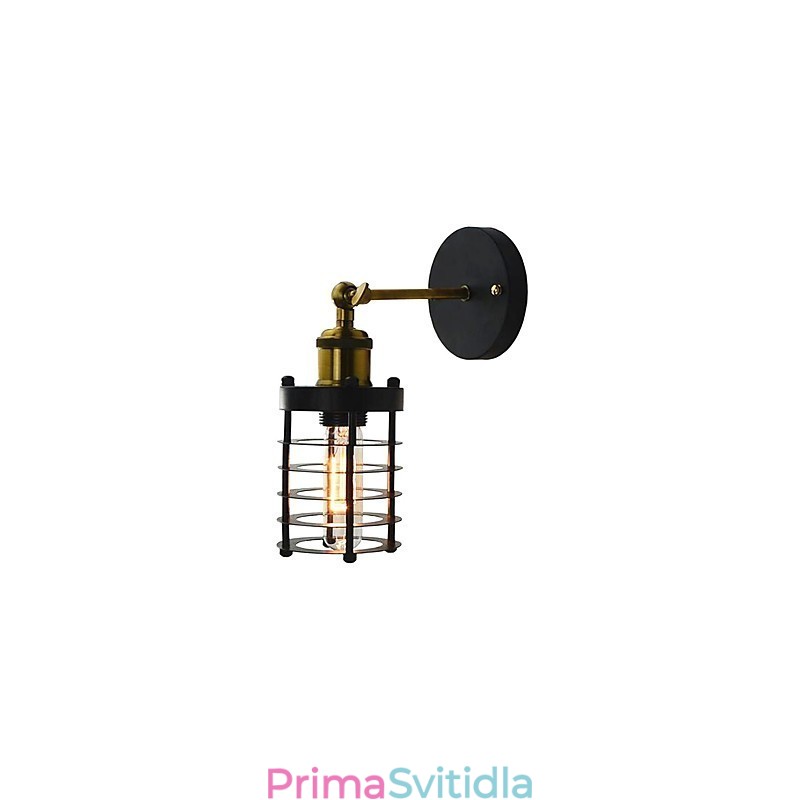 Jednoduchá retro malba Vintage Country pro nástěnné nástěnné svítidla v mini stylu