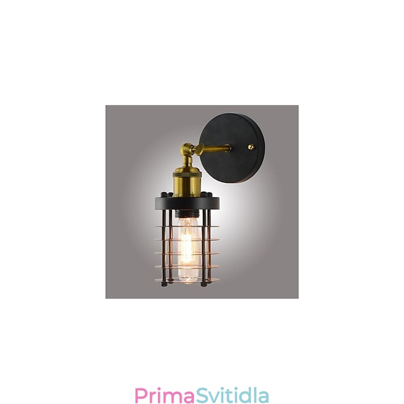 Jednoduchá retro malba Vintage Country pro nástěnné nástěnné svítidla v mini stylu