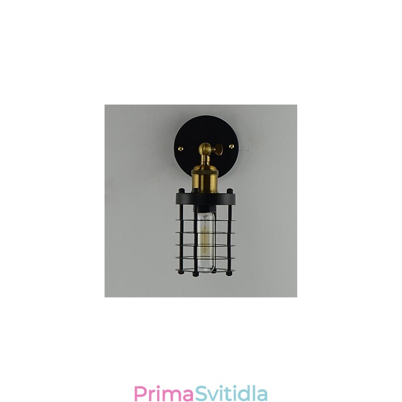 Jednoduchá retro malba Vintage Country pro nástěnné nástěnné svítidla v mini stylu