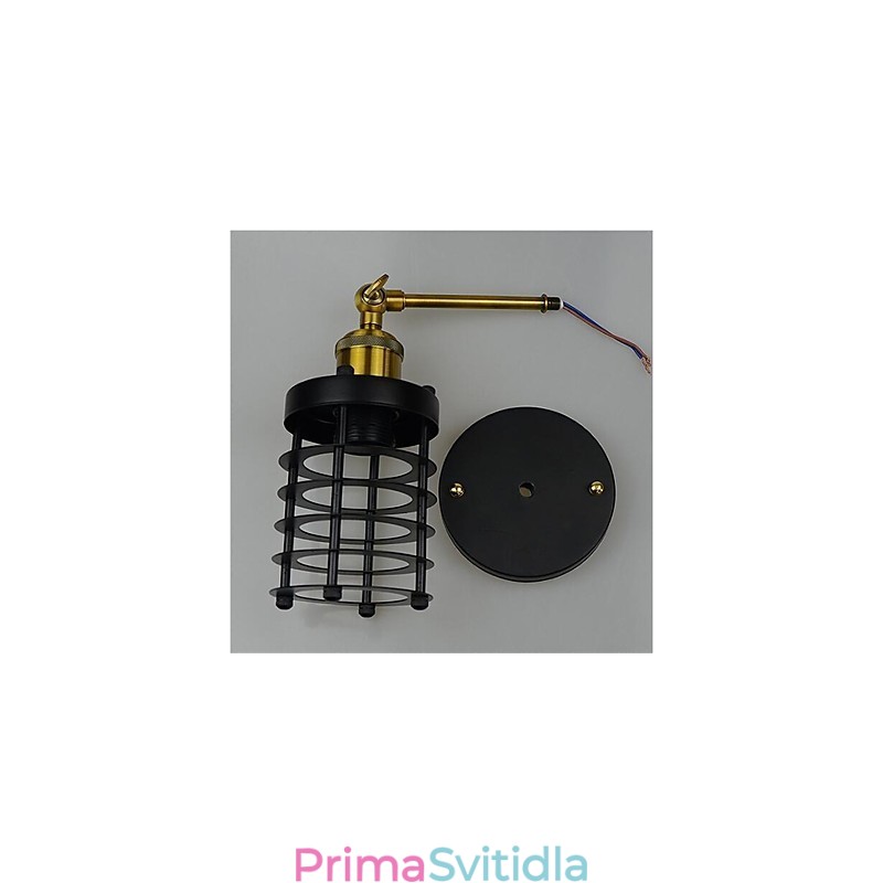 Jednoduchá retro malba Vintage Country pro nástěnné nástěnné svítidla v mini stylu