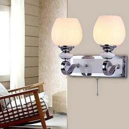 Moderní moderní galvanicky pokovené nástěnné svítidlo Uplight Wall Sconces