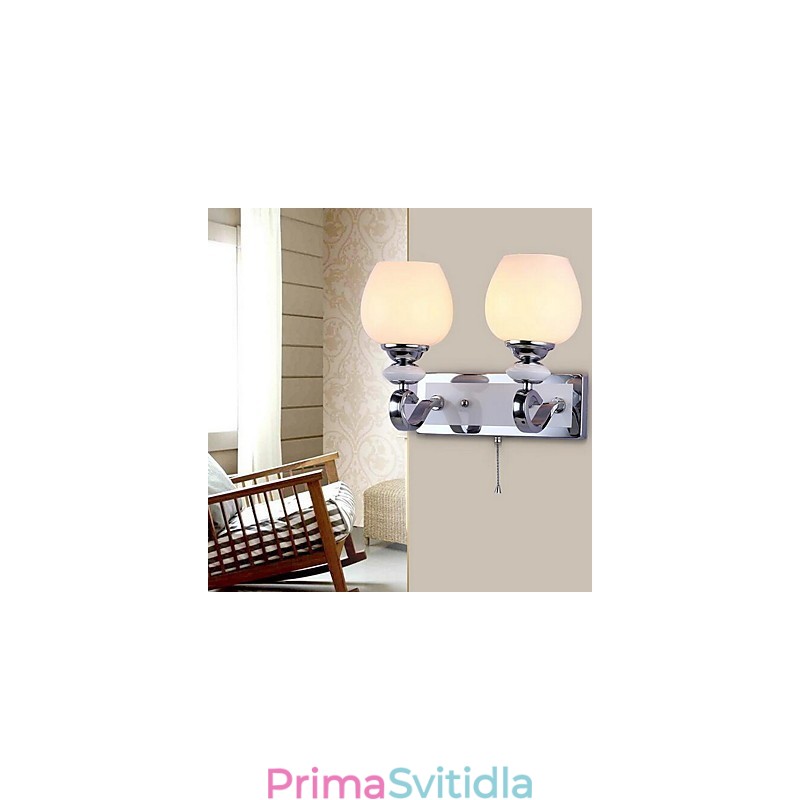 Moderní moderní galvanicky pokovené nástěnné svítidlo Uplight Wall Sconces
