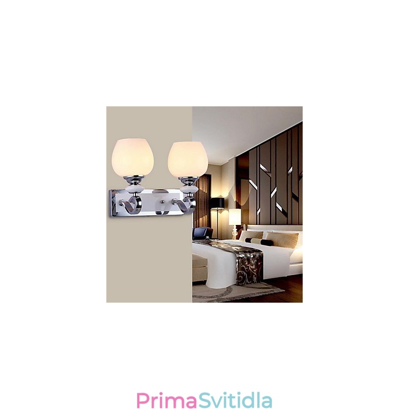 Moderní moderní galvanicky pokovené nástěnné svítidlo Uplight Wall Sconces