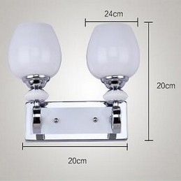 Moderní moderní galvanicky pokovené nástěnné svítidlo Uplight Wall Sconces