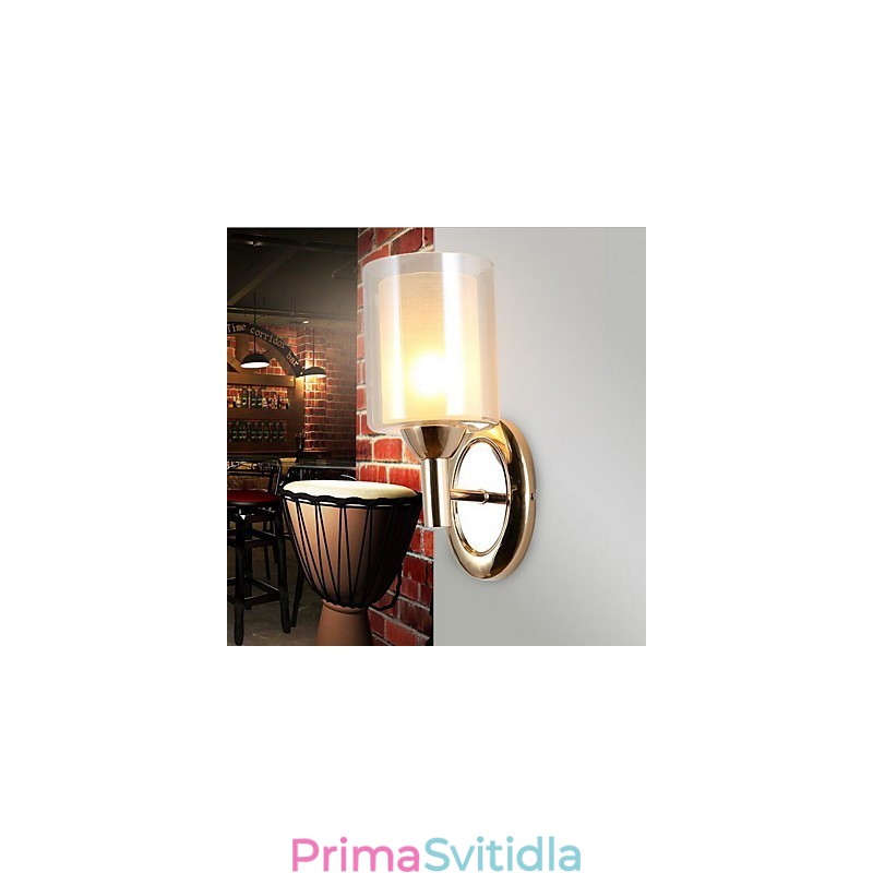 Moderní moderní galvanicky pokovené nástěnné svítidlo Uplight Wall Sconces