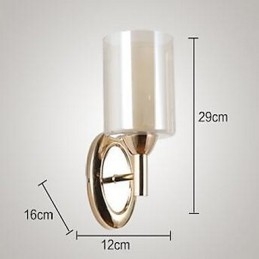 Moderní moderní galvanicky pokovené nástěnné svítidlo Uplight Wall Sconces