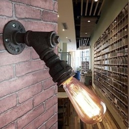 Rustic Lodge Painting funkce pro Arc Ambient Light Wall Sconces Wall Light