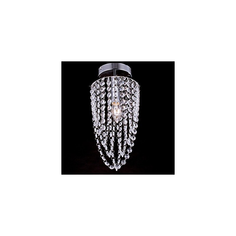 Stropní svítidla 1 Umělecké pokovení z nerezové oceli Light Crystal