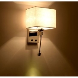 Moderní hotelový pokoj Čtení Kreativní látková chodba Balkon Noční lampa Nástěnné svítidlo