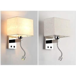 Moderní hotelový pokoj Čtení Kreativní látková chodba Balkon Noční lampa Nástěnné svítidlo