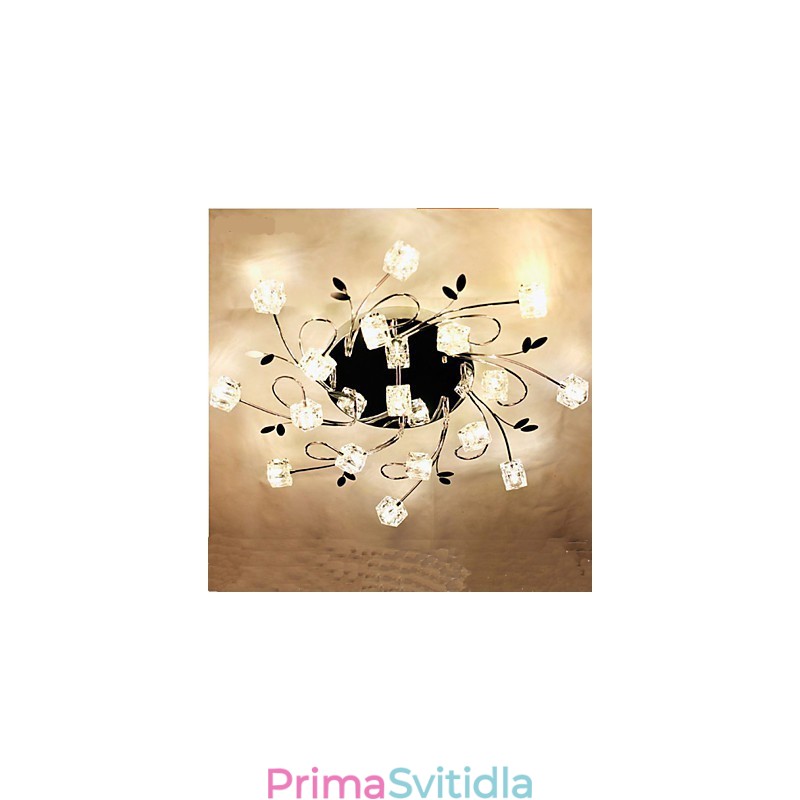 Klasická stropní lampa z ledových krystalů
