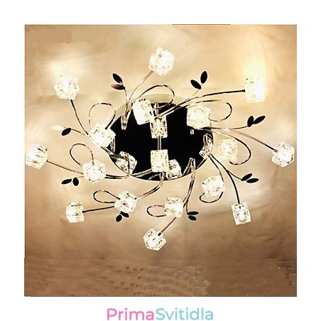 Klasická stropní lampa z ledových krystalů Klasická stropní lampa z ledových krystalů
