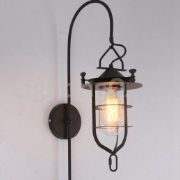 Retro Dock Nástěnná lampa Black Wharf Nástěnná světla Dock Sconce Restaurace Obývací pokoj Kavárna Bar Obchod s oblečením