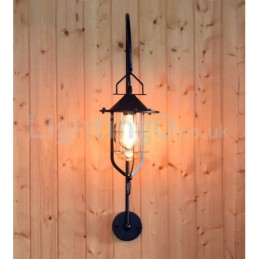 Retro Dock Nástěnná lampa Black Wharf Nástěnná světla Dock Sconce Restaurace Obývací pokoj Kavárna Bar Obchod s oblečením