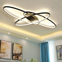 Stmívatelné oválné moderní moderní hliníkové stropní svítidlo Zapuštěné svítidlo do obývacího pokoje Ložnice lze také použít jako nástěnné světlo