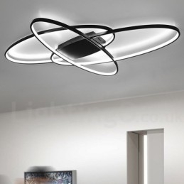 Stmívatelné oválné moderní moderní hliníkové stropní svítidlo Zapuštěné svítidlo do obývacího pokoje Ložnice lze také použít jako nástěnné světlo