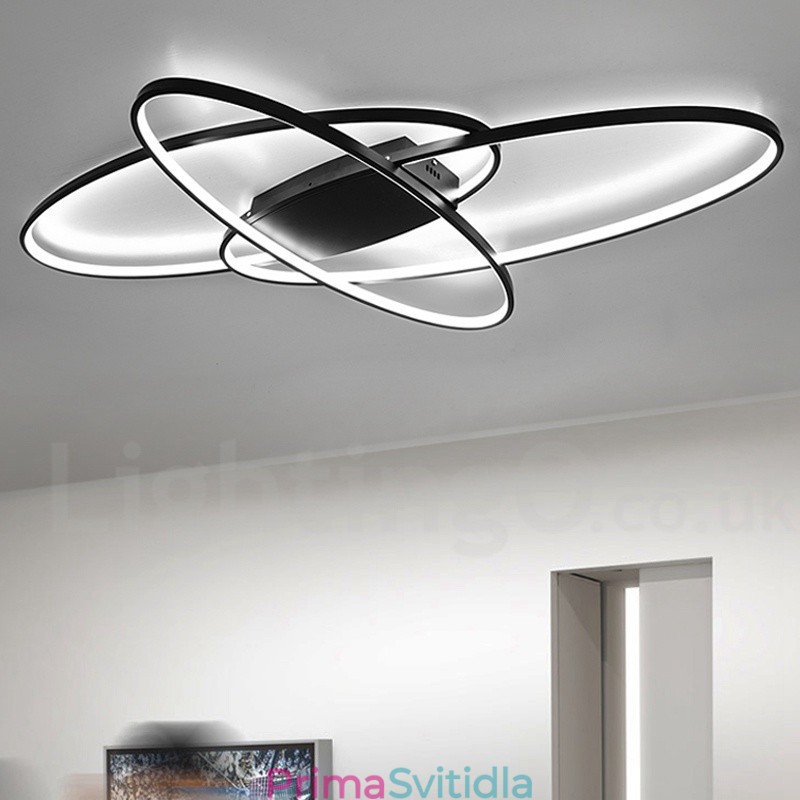 Stmívatelné oválné moderní moderní hliníkové stropní svítidlo Zapuštěné svítidlo do obývacího pokoje Ložnice lze také použít jako nástěnné světlo