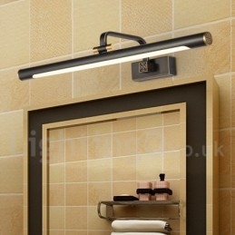 Lampa IPMirror Koupelnová světla Nástěnná svítidla z čisté mosazi s akrylovým stínidlem Make-up osvětlení