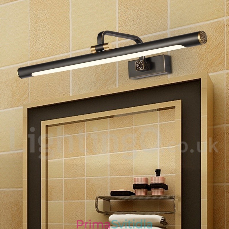 Lampa IPMirror Koupelnová světla Nástěnná svítidla z čisté mosazi s akrylovým stínidlem Make-up osvětlení