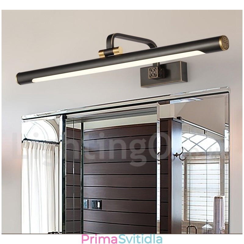 Lampa IPMirror Koupelnová světla Nástěnná svítidla z čisté mosazi s akrylovým stínidlem Make-up osvětlení