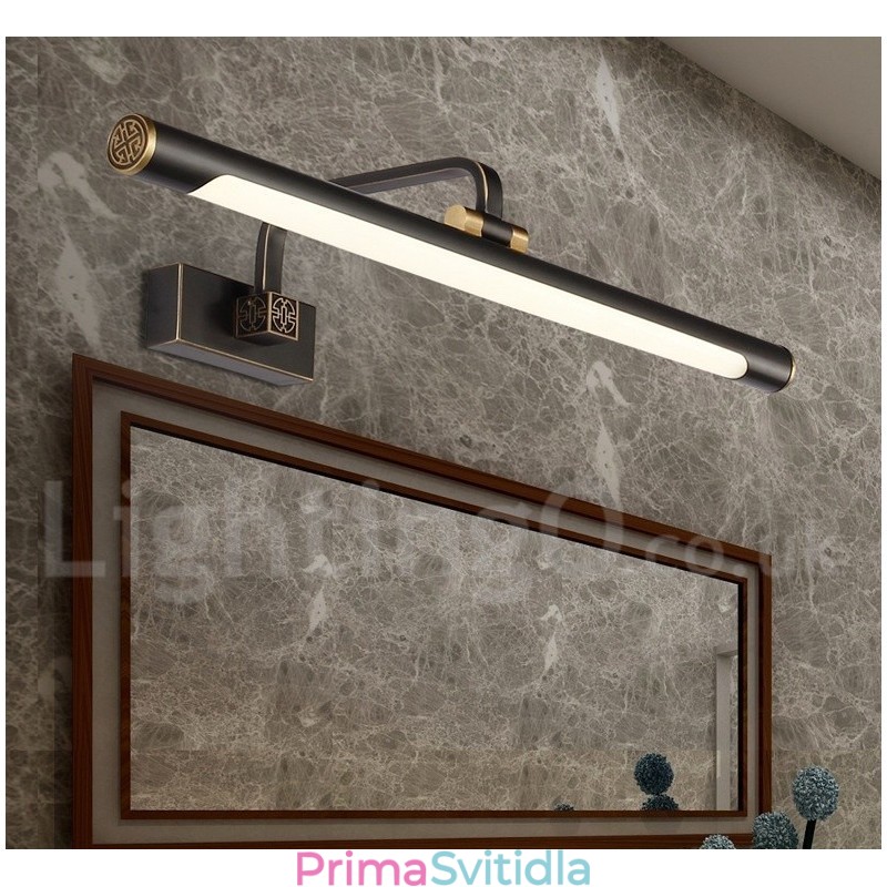 Lampa IPMirror Koupelnová světla Nástěnná svítidla z čisté mosazi s akrylovým stínidlem Make-up osvětlení