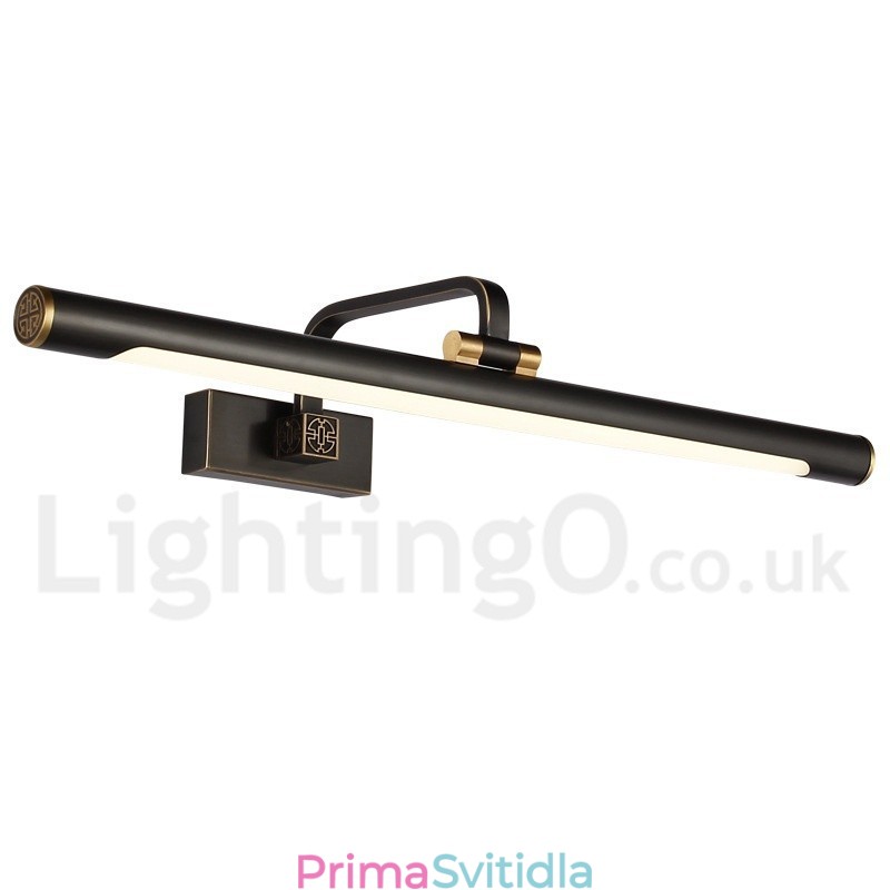 Lampa IPMirror Koupelnová světla Nástěnná svítidla z čisté mosazi s akrylovým stínidlem Make-up osvětlení