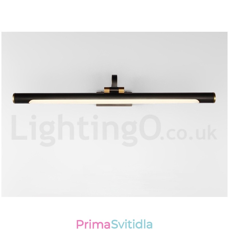 Lampa IPMirror Koupelnová světla Nástěnná svítidla z čisté mosazi s akrylovým stínidlem Make-up osvětlení