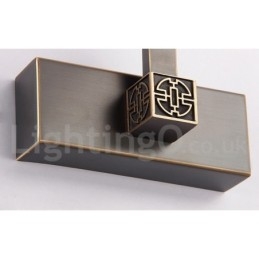 Lampa IPMirror Koupelnová světla Nástěnná svítidla z čisté mosazi s akrylovým stínidlem Make-up osvětlení