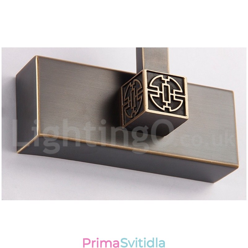 Lampa IPMirror Koupelnová světla Nástěnná svítidla z čisté mosazi s akrylovým stínidlem Make-up osvětlení