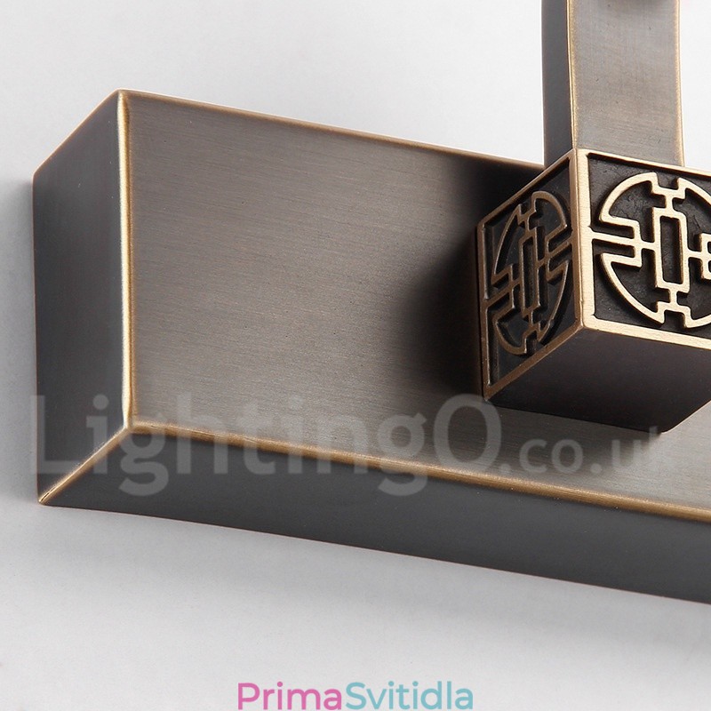 Lampa IPMirror Koupelnová světla Nástěnná svítidla z čisté mosazi s akrylovým stínidlem Make-up osvětlení