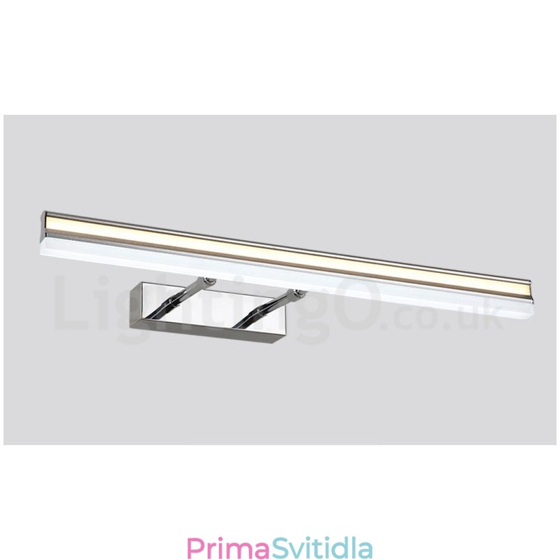 Zrcadlová lampa IP44 Koupelnová světla nahoru a dolů Nástěnná světla s akrylovým stínidlem Make-up osvětlení