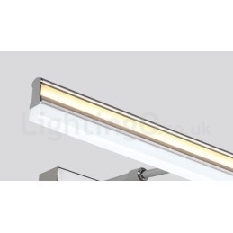 Zrcadlová lampa IP44 Koupelnová světla nahoru a dolů Nástěnná světla s akrylovým stínidlem Make-up osvětlení