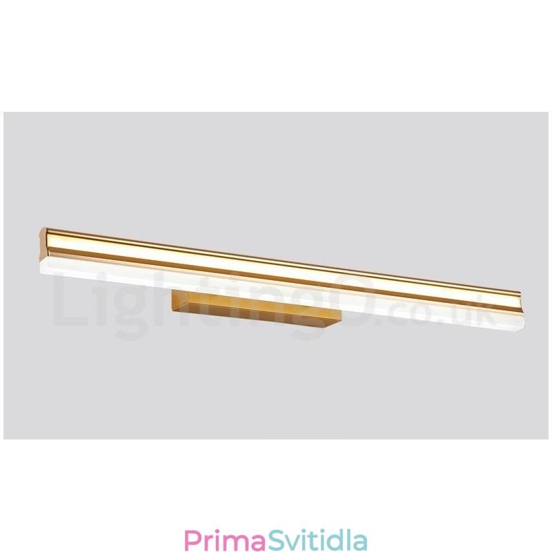 Zrcadlová lampa IP44 Koupelnová světla Nástěnná svítidla s akrylovým stínidlem Make-up osvětlení