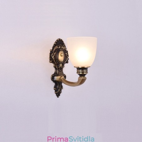 Čistá mosaz Luxusní rustikální retro Vintage mosaz 1 nástěnné světlo svíčka se skleněným stínidlem Speciální pro hotelovou kancelář Showroom Obývací pokoj Jídelna Čistá mosaz Luxusní rustikální retro Vintage mosaz 1 nástěnné světlo svíčka se skleněným stínidlem Speciální pro hotelovou kancelář Showroom Obývací pokoj Jídelna