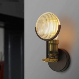 1 Světlé rustikální retro Vintage nástěnné svítidlo se skleněným stínidlem Speciální pro hotelovou kancelář Showroom Obývací pokoj Jídelna