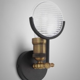 1 Světlé rustikální retro Vintage nástěnné svítidlo se skleněným stínidlem Speciální pro hotelovou kancelář Showroom Obývací pokoj Jídelna