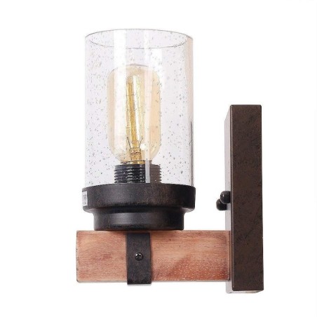 1 Světlé Vintage dřevěné nástěnné světlo v průmyslovém stylu pro kavárnu Wind Bar Loft 1 Světlé Vintage dřevěné nástěnné světlo v průmyslovém stylu pro kavárnu Wind Bar Loft