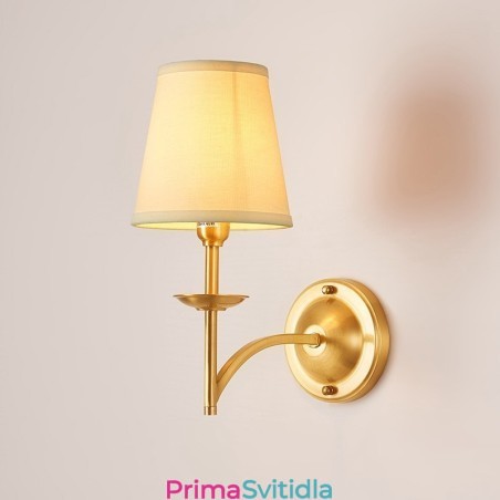 Čistá mosaz luxusní rustikální retro vintage 1 lehké svíčkové nástěnné světlo s látkovým stínidlem Speciální pro hotelovou ložnici Showroom Obývací pokoj Jídelna Čistá mosaz luxusní rustikální retro vintage 1 lehké svíčkové nástěnné světlo s látkovým stínidlem Speciální pro hotelovou ložnici Showroom Obývací pokoj Jídelna