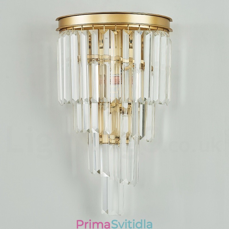 Moderní luxusní nástěnné svítidlo K9 Crystal s křišťálovým stínidlem