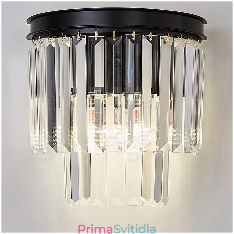 Moderní luxusní nástěnné svítidlo K9 Crystal s křišťálovým stínidlem